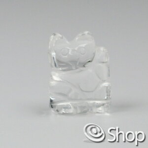 クリスタル招き猫 パワーストーン【メール便対応可能:1サイズ】