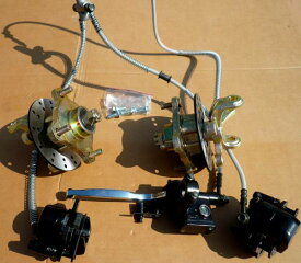 ATVバギー用前輪ダブル油圧ブレーキセットH075