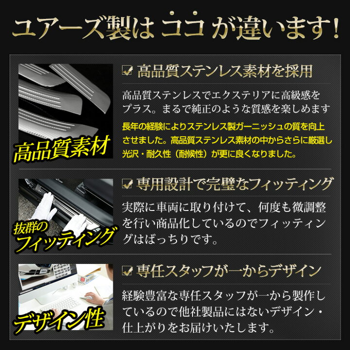 楽天市場】クラウン クロスオーバー 専用 アウター スカッフプレート 