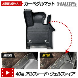 【本日20％OFF！】【お買い物マラソン】40系 アルファード・ヴェルファイア 専用 カーペダルマット ALPHARD VELLFIRE フロアマット 運転席 足元 トレー プラスチック 砂 防汚 水 掃除 カスタム パーツ アクセサリー ドレスアップ トヨタ TOYOTA [2]