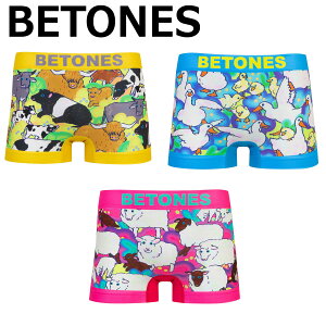 BETONES ビトーンズ ボクサーパンツ インナー パンツ MOTHER-FARM2 マザーファーム コラボ フリーサイズ 速乾 メンズ 下着 アンダーウェア スポーツウェア 伸縮 シームレス