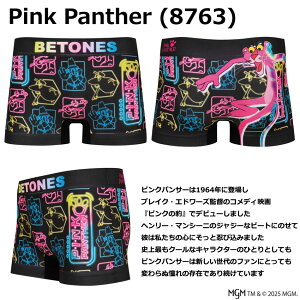 BETONES ビトーンズ ボクサーパンツ インナー パンツ フリーサイズ 速乾 Pink-Panther ピンクパンサー コラボ メンズ 下着 アンダーウェア