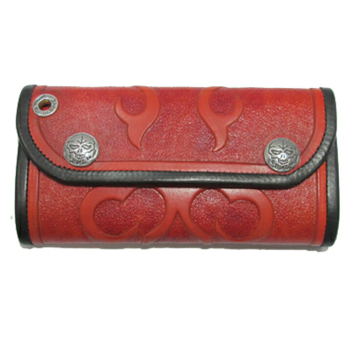 楽天市場】ビルウォールレザー BWL レザーウォレット/ TOOLED SKULL  