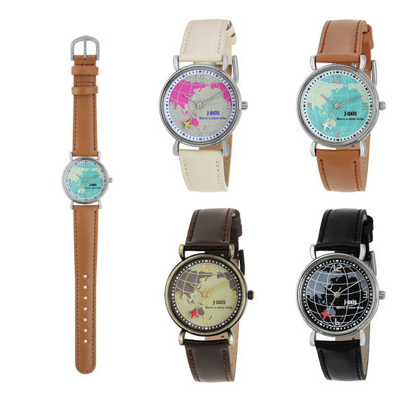 腕時計 AL1224 レディースウォッチ 地球儀柄 世界地図 飛行機 リストウォッチ ファッションウォッチ | ０６ＸＹ　楽天市場店