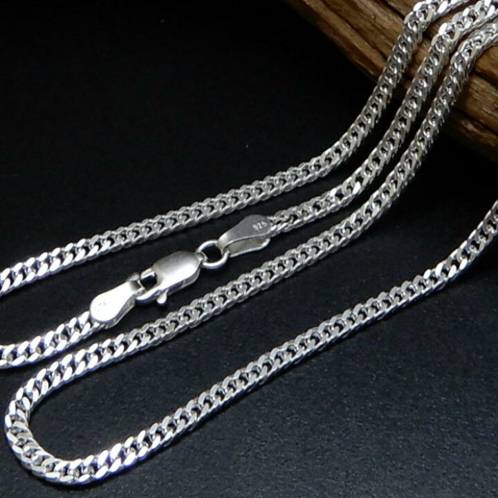 楽天市場 ネックレス メンズ シルバー925 喜平ネックレス ダブル 喜平 1 8mm 60cm シルバーネックレス メンズネックレス シルバーチェーン キヘイ きへい シンプル 喜平 チェーン 男性 女性 チェーン のみ １００点マーケット