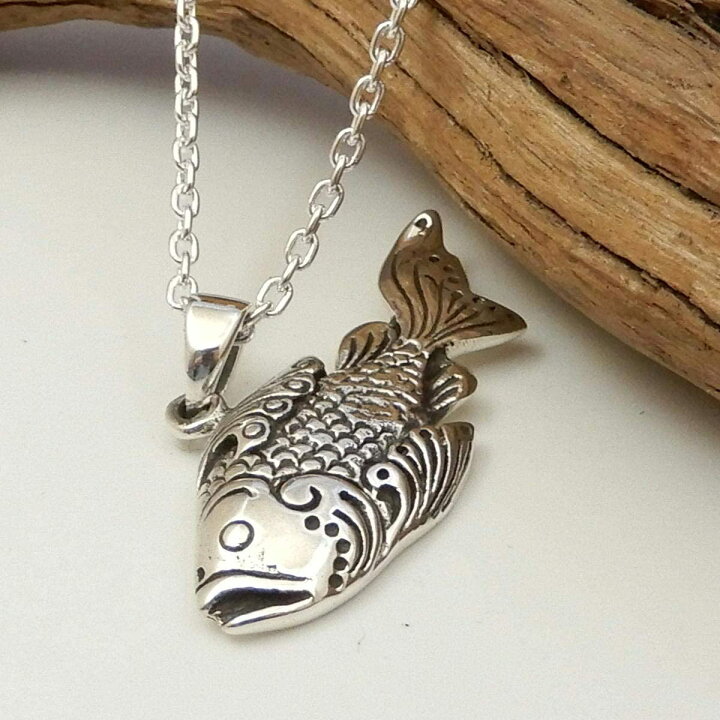 楽天市場】ネックレス メンズ シルバー925 お魚ネックレス フィッシュ 