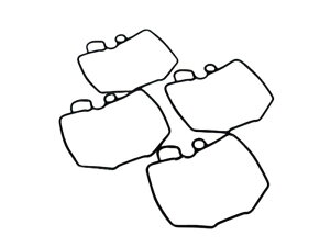 FLP-A LupbL4Zbg Carburetor packing/4X-1778 CB1100F CB900F CB750F CB650