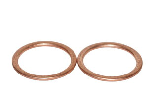 マフラーガスケット 30×37 XK-05同等 2個セット/2X-0300 Dトラッカー125 KLX125 ZXR250 バリオス250 エリミネーター250V