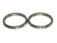 XY-15 キタコ Kitaco マフラーガスケット38x46 2個セット Muffler gasket/17-3429 ドラッグスター400 グ…