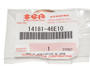 XYLi 14181-46E10 }t[KXPbg 33x42 Muffler gasket Genuine parts/19-5055 o[N}200 GSR250 GSX250R XJCEFCu400 GSR400