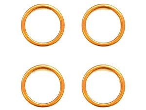 キジマ 209-4112 マフラー ガスケット 30X37 XK-05同等 4個セット/4X-4366 Dトラッカー125 バリオス250 エリミネーター250V