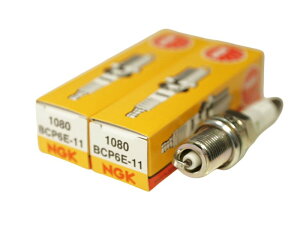 NGK BCP6E-11 1080 ��̌` x2�{ �G�k�W�[�P�[ ���{���ꓩ�� Spark plug/2X-0121