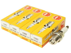 NGK BCP6E-11 1080 ��̌` x4�{ �G�k�W�[�P�[ ���{���ꓩ�� Spark plug/4X-0121