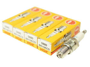 NGK BR10ECS 5880 �����` x4�{ �G�k�W�[�P�[ ���{���ꓩ�� Spark plug/4X-2082