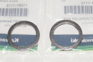 JTLi 11061-1112 }t[KXPbg 25x30 2Zbg Muffler gasket Genuine parts/2X-5067 KSR110 KLX110 Z125v