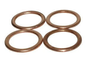 カワサキ純正部品 11009-1906 マフラーガスケット 32x42 4個セット Muffler gasket Genuine parts/4X-5060 エリミネーター250V GPX750R ZXR750 Z1 Z1000J
