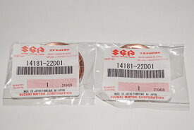 送料込1716円 スズキ純正部品 14181-22D01 マフラーガスケット 38x46 2個セット Muffler gasket Genuine parts/2X-5048 RG80E RA125 ウルフ125 TS125R TS200R