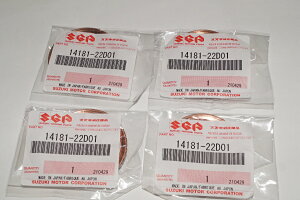 �X�Y�L�������i 14181-22D01 �}�t���[�K�X�P�b�g 38x46 4�Z�b�g Muffler gasket Genuine parts/4X-5048 RG80E RA125 �E���t125 TS125R TS200R