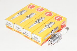 NGK ZFR6J-11 5585 ��̌` x4�{ �G�k�W�[�P�[ ���{���ꓩ�� Spark plug/4X-2263 �W�F�~�j GEMINI MJ1�E2 �h�}�[�j DOMANI M4 �X�g���[�� STREAM RN1�E2 �X�e�b�v���S�� STEPWGN RF1�E2 �V�r�b�N/�t�F���I CIVIC/FERIO ET2