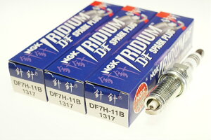 NGK DF7H-11B 1317 一体形 x3本 エヌジーケー 日本特殊陶業 Spark plug/3X-2285 XV GP7 エリーゼ ABA-1120 レガシイ LEGACY BN9・BS9 レガシイ LEGACY BMM・BRM(CVT) フォレスター FORESTER SHJ・SJ5