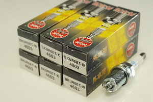 NGK BKUR6ET-10 2397 ��̌` x6�{ �G�k�W�[�P�[ ���{���ꓩ�� Spark plug/6X-0323