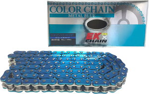 EKシール エヌマ 530-114 チェーン 530ZV-X3 メタルブルー 114L MLJ カシメジョイント/00-9422 530ZV-X3(AB;NP)-114メタルブルー