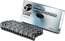 ThreeD エヌマ 520-122 チェーン 520L/3D シルバー 122L MLJ カシメジョイント/00-9523 ThreeD520L/3D(CR;-)-122シルバー