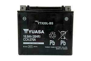 TAIWAN YUASA �o�b�e���[ 12V ����َ� �݊��FYTX20L-BS/YTX20HL-BS/GTX20L-BS/FTX20L-BS/WCP20L/00-E452