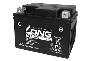 ��p�@�����O�o�b�e���[ KUNG LONG BATTERIES 12V/4Ah 50CCA �t������ �݊� YTZ5S/GTZ5S/YTX4L-BS/YT4L-BS/YTZ4V/GTZ4V/00-G491