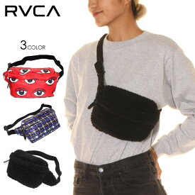 86%OFF │ スペシャル セール │ RVCA ルーカ ウェストポーチ レディース RECRUITED BUM BAG 秋冬 ブラック/パープル/レッド ワンサイズ 【evi】【sku】