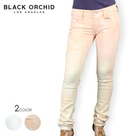 80%OFF │ スペシャル セール │ スキニーパンツ レディース [BLACK ORCHID / BLACK JEWEL MIDRISE CHEMICAL MID RISE SKINNY] 【 ブラックオーキッド スキニー デニム グラデーション パンツ ピンク 】