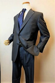 【セール35％OFF】 ロンナー 【テーラードスーツ】【メンズウェア】【ロンナー紳士服】 ウールシルクスーツ ブルーグレー AB6サイズ LONNER