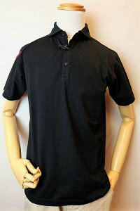 【セール50%OFF】 ジーノ gino 【半袖ポロシャツ】【春夏アウトレット現品限り品】【メンズウェア】【マスク付き】【カットソー】【ジーノ服】 ストレッチワッフル半袖ポロシャツ ブラッ