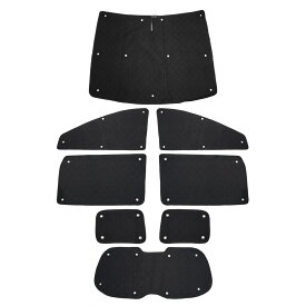 ホンダ 新型フリード GT系 サンシェード 5層構造 カーシェード 吸盤貼付 日よけ/遮光 UVカット 車中泊 1台分 (トクトヨ)Tokutoyo