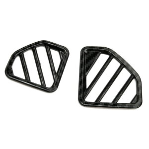 ダイハツ 新型 アトレー ハイゼットカーゴ S700V S710V フロント 送風口フレーム 内装 パーツ カスタム アクセサリー カーボン調 2P (トクトヨ)Tokutoyo