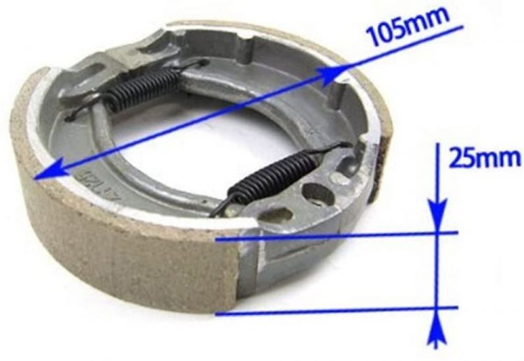 83-97 Front Brake Shoes For Yamaha PW80 PW 80 Y-Zinger