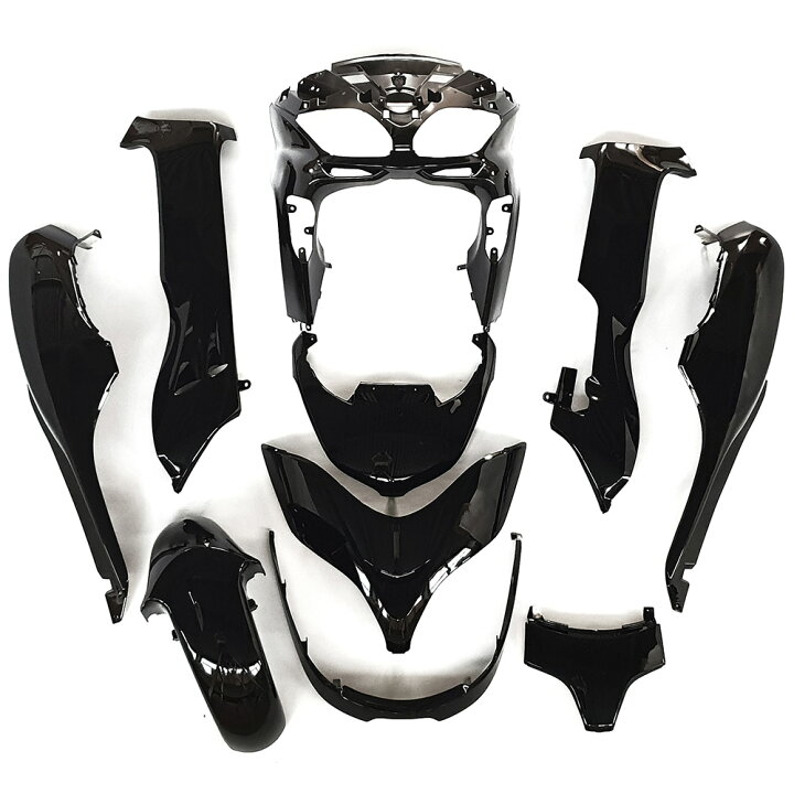 楽天市場】ホンダ フォルツァMF08-Z/X 外装カウル 10点セット 黒色 