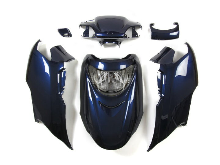 楽天市場】ホンダ スペイシー100(JF13) ブルー 外装カウル 6点セット 