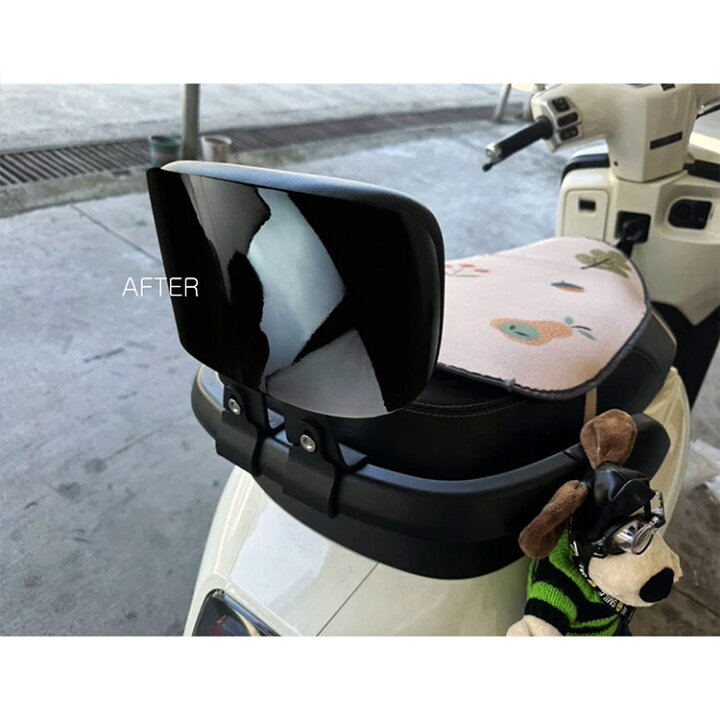 楽天市場】【在庫処分】後部背もたれカバー付き バイクのカスタム汎用 