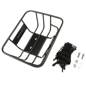 ホンダ対応 クロスカブ CC110 JA60 JA45用 フロントバスケット 荷台 バイクキャリア 荷物ネット付き セット 固定金具付き (トクトヨ)Tokutoyo