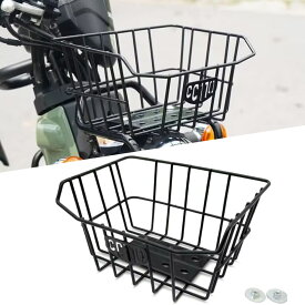 クロスカブ50 110 JA60 JA45 AA06用 フロントバスケット フロント収納かご スチールパイプ製 固定金具付き タイプA (トクトヨ)Tokutoyo