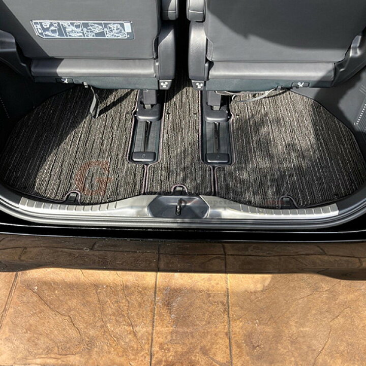 新品アルファード30系 前期 後期スカッフブレードブルー点灯【ブラック】 