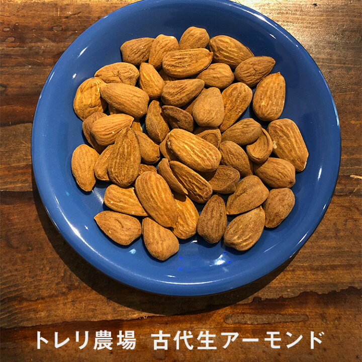 楽天市場 ご予約商品 生アーモンド 1kg 送料無料 トレリ農場 ユーロリーフ認証 古代生アーモンド 1000g 1kg 年収穫 イタリア産 シングルエステート Torelli Agricoltore 古代種 アーモンド 皮付き 無塩 Heart Land