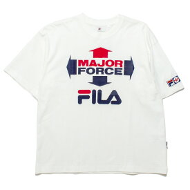 フィラ FILA x MAJORFORCE メジャーホース 限定 半袖Tシャツ S/S T-SHIRTS HERITAGE ビッグシルエット FS0102) ストリート メンズ レディース ブランド