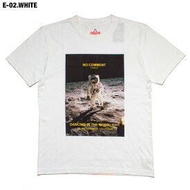 ['23春夏新作]ノーコメントパリ Tシャツ メンズ フロントプリント半袖Tシャツ / NO COMMENT Paris SS T-SHIRT 正規代理店商品 ブラック ホワイト メンズ レディース M L XL