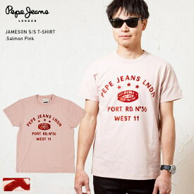 【スーパーSALE 10%OFF】PEPE JEANS LONDON ペペジーンズ フロッキーロゴメンズ 半袖Tシャツ / Pepe Jeans Men's LOGO PRINT S/S T-SHIR JAMESON（PM507208）【国内正規代理店品】