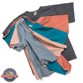 GOODWEARグッドウェアtシャツ22SS限定カラーレギュラーフィットクルーネックポケット/TEEUSAT-SHIRT米国製/ポケT厚手/無地/ビッグTMLXLmadeinusa