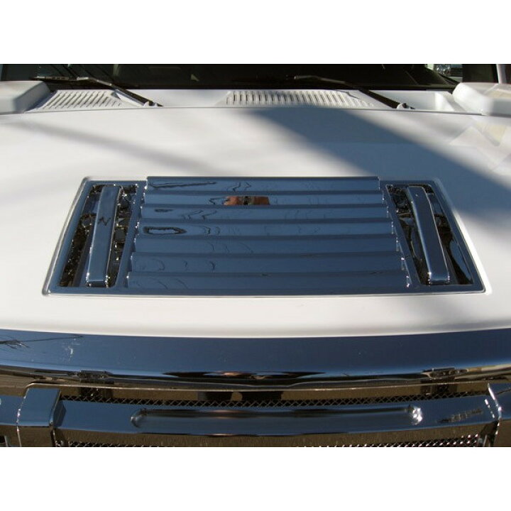 楽天市場】HUMMER ハマーH2 クロームボンネットフードパネル  
