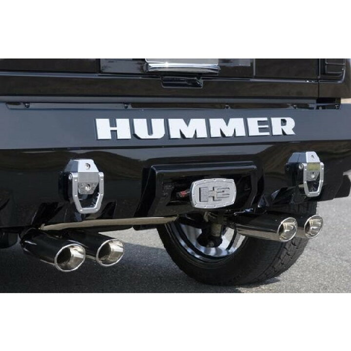 楽天市場】03-06y HUMMER/ハマー H2 CROSS オールステンレスマフラー 4 