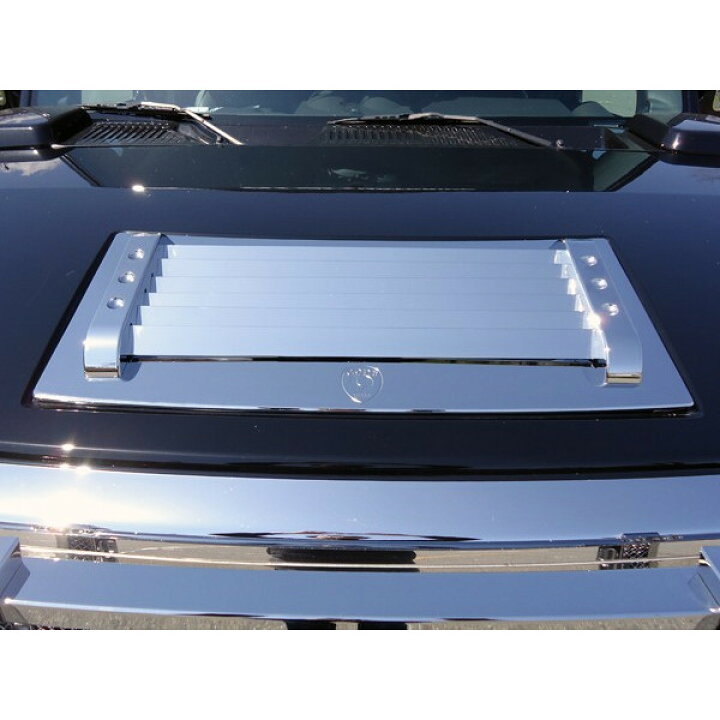 楽天市場】【CODE9】 HUMMER/ハマー H2 ビレット クローム ボンネット  